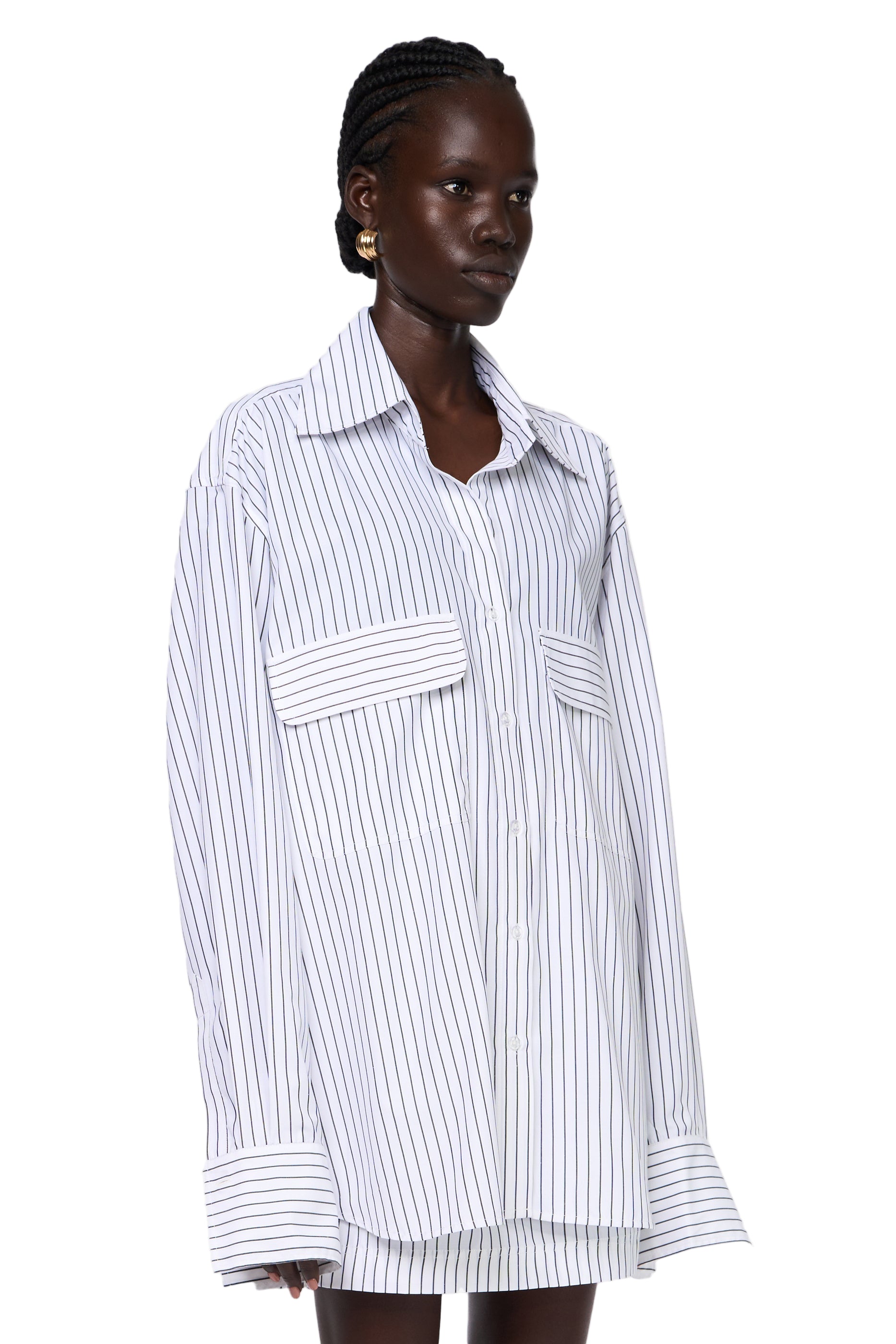 STRIPED OVERSIZED SHIRT