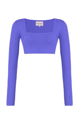 LONG SLEEVE CROPPED TOP