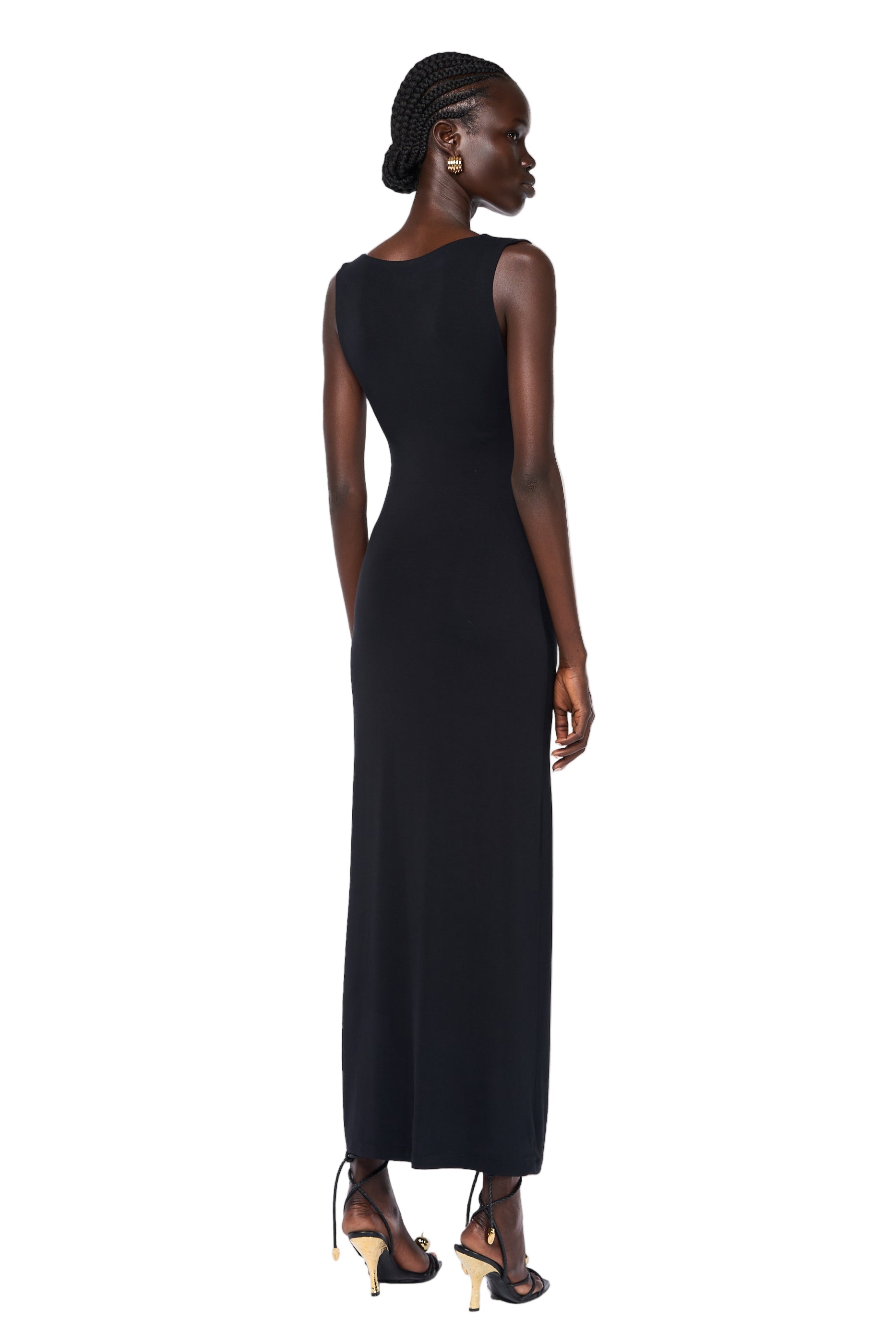 NECK CUT OUT DRESS