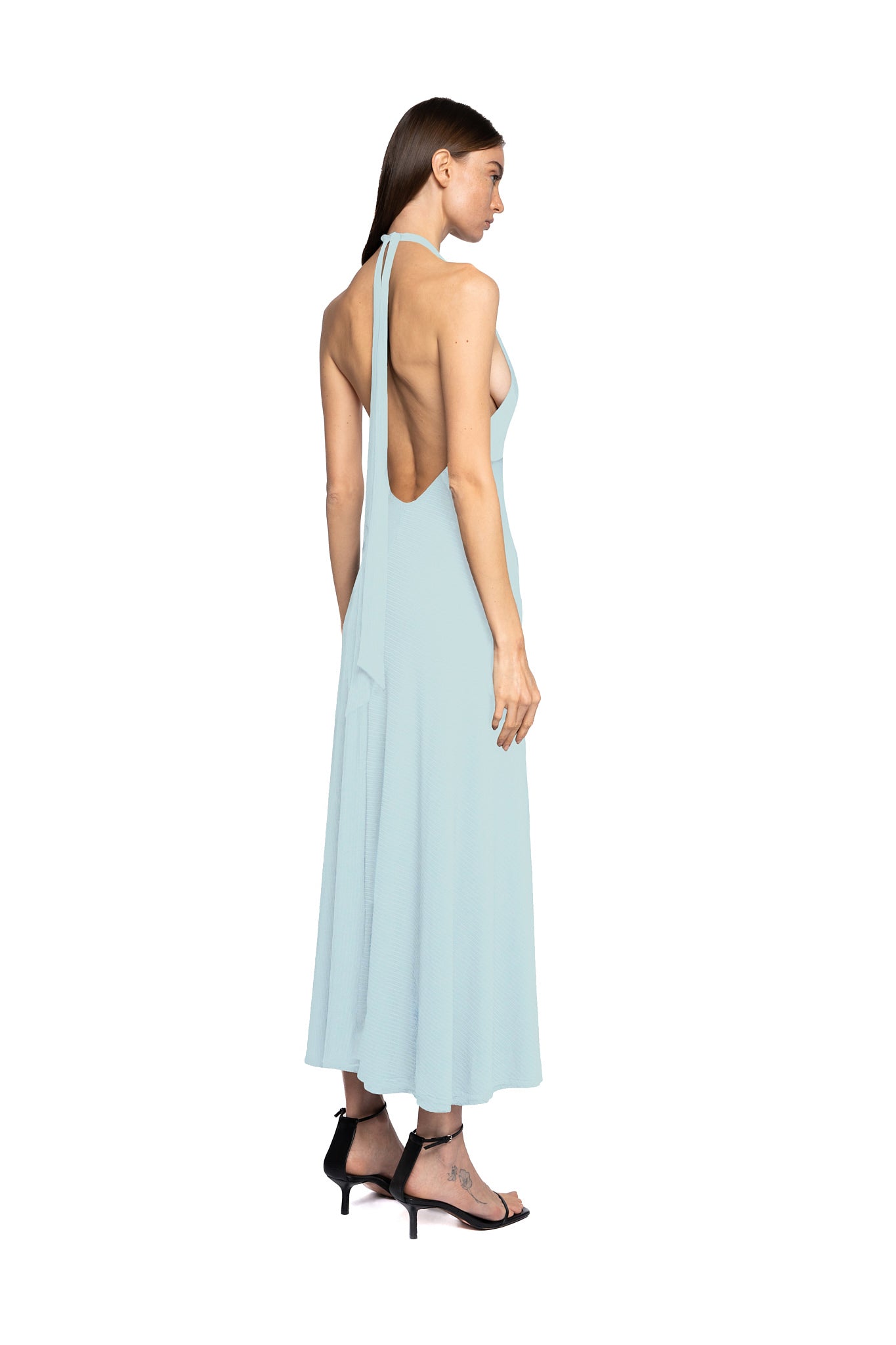 ORTIGIA DRESS IN COOL BLUE