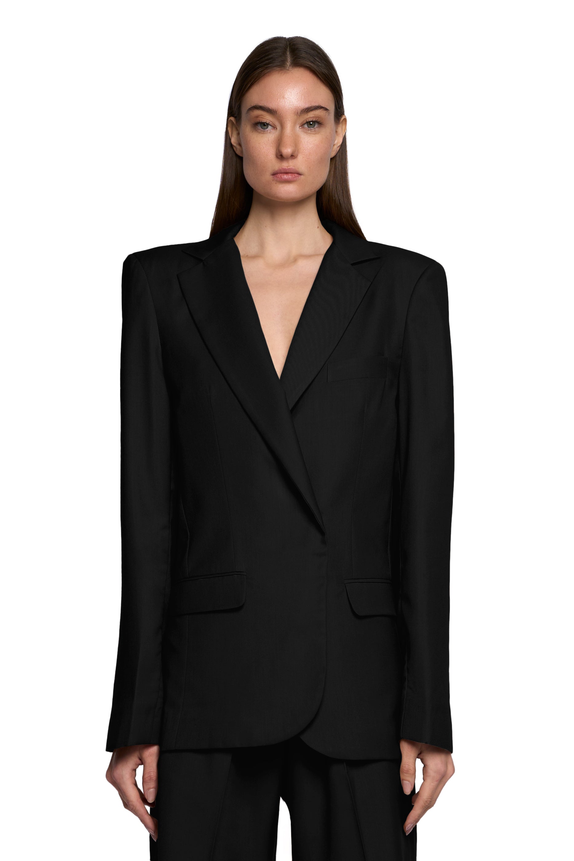 Boxy Suit in Black - Refined Modern Tailoring
